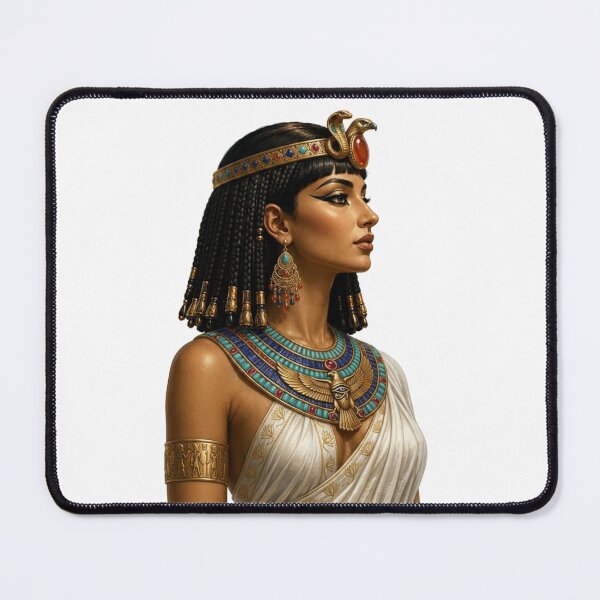 Item preview, Ancient Egyptian Queen Portrait | Royal Egypt Goddess Inspired Artwork designed and sold by Queen Cleopatra.
