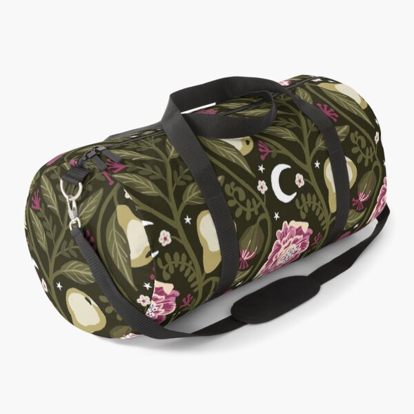 Item preview, Midnight Fruit Garden - Fuchsia and Olive Green designed and sold by kobyakov.