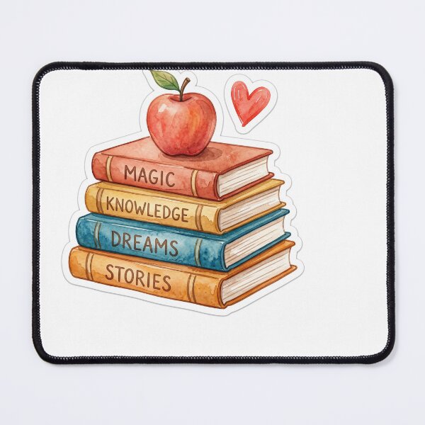 Item preview, Best Teacher Ever Watercolor Apple Books Gift Appreciation designed and sold by ryanguas.