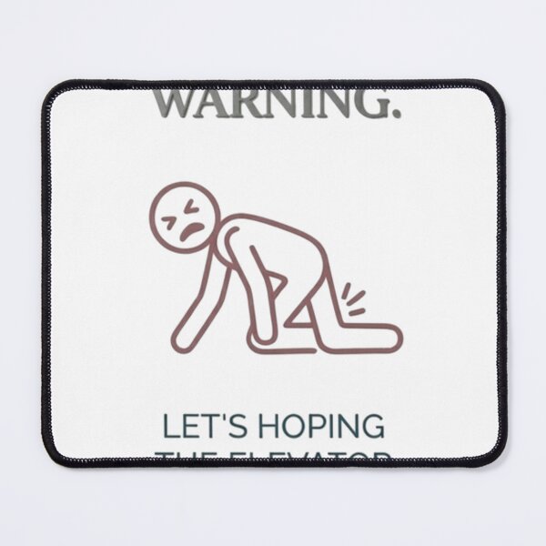 Item preview, Leg Day Warning: Hope the Elevator Works! designed and sold by Carrinho21.