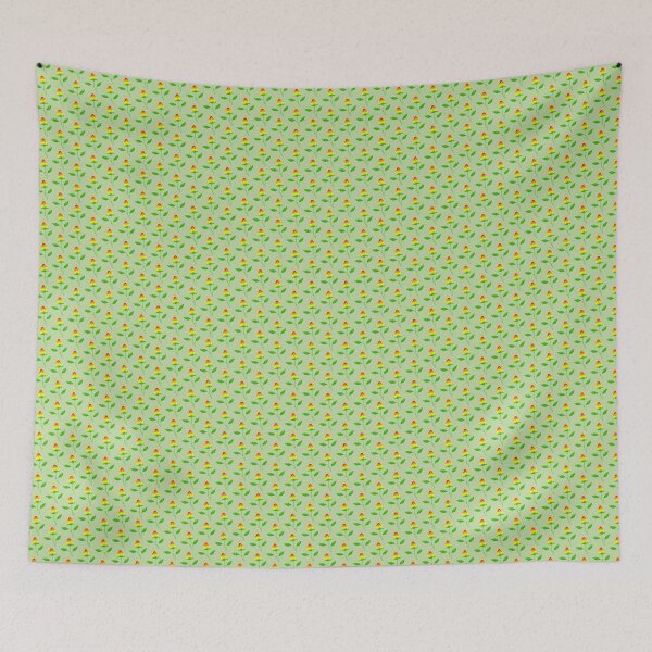 Item preview,  Folk Art Flower Bright Gradient Colorful Floral Graphic Design designed and sold by ZorianArt.