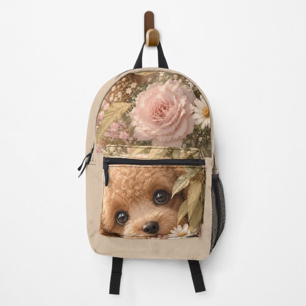 Item preview, Cute Toy Poodle Among Roses designed and sold by ManJiangHong.