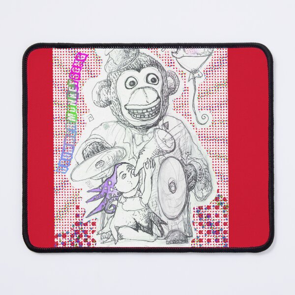Item preview, Drummer Monkey Song With Musical Pierrot & Singing Balloon (Drawing by ACCI) designed and sold by VanyssaGraphics.