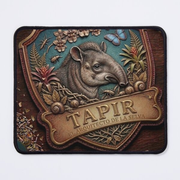 Item preview, Tapir the Architect of the Jungle Carved Shield designed and sold by Raices del Litoral .