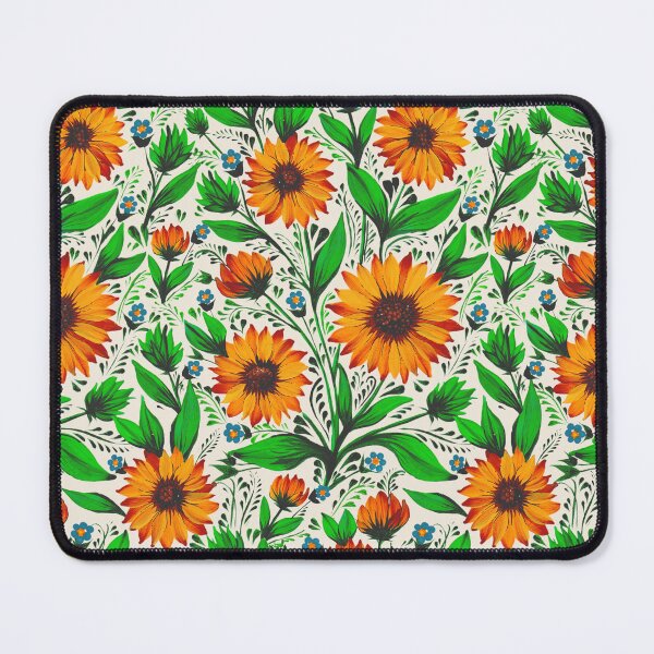 Item preview, Sunflowers pattern Ivory designed and sold by Zenclover.