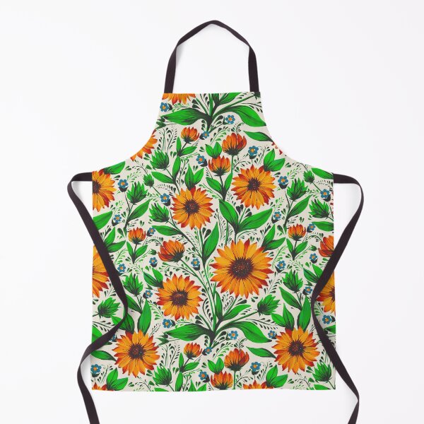 Item preview, Sunflowers pattern Ivory designed and sold by Zenclover.