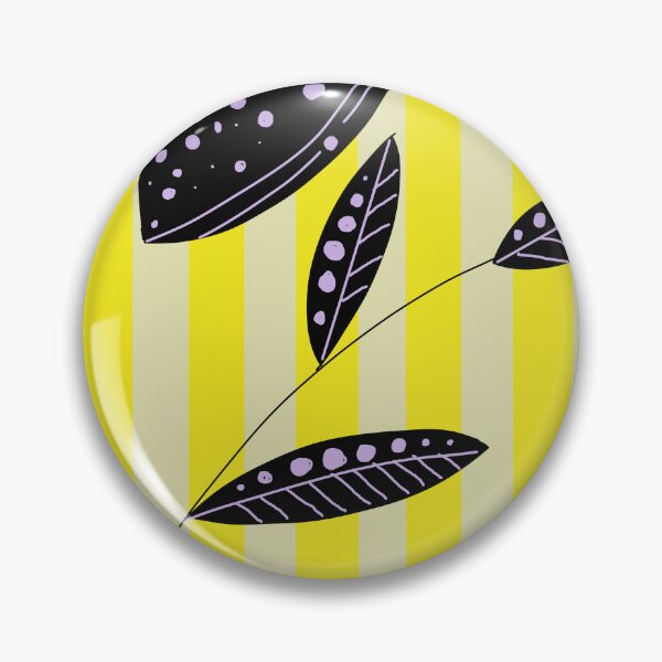Item preview, Modern Botanical Lemon Branch Pattern | Bold Retro Nature Illustration designed and sold by CreationbyNiki.