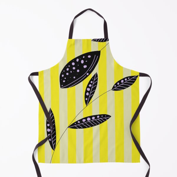 Item preview, Modern Botanical Lemon Branch Pattern | Bold Retro Nature Illustration designed and sold by CreationbyNiki.