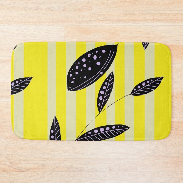 Item preview, Modern Botanical Lemon Branch Pattern | Bold Retro Nature Illustration designed and sold by CreationbyNiki.