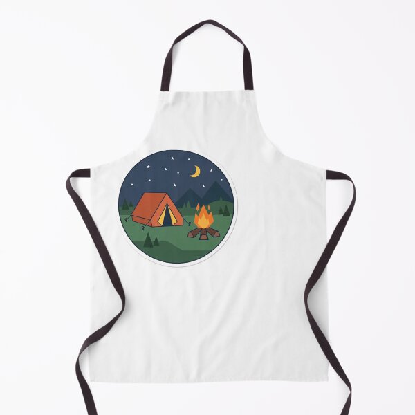 Item preview, Campfire Tent Starry Night Minimalist Camping Design designed and sold by ryanguas.