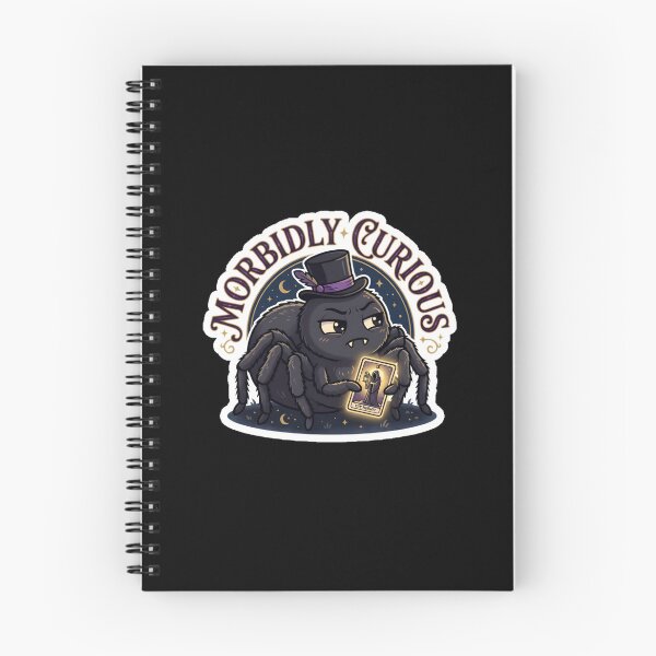 Item preview, Morbidly Curious - Spooky Goth Tarot Spider Sticker designed and sold by EnigmaticGoth.