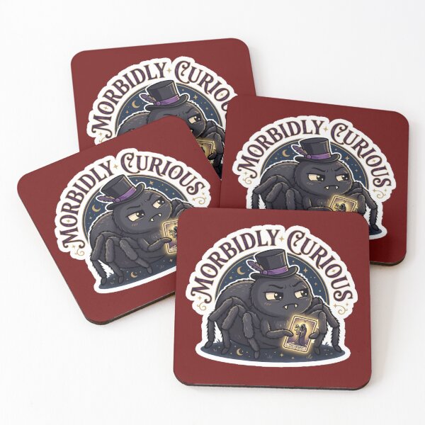 Item preview, Morbidly Curious - Spooky Goth Tarot Spider Sticker designed and sold by EnigmaticGoth.