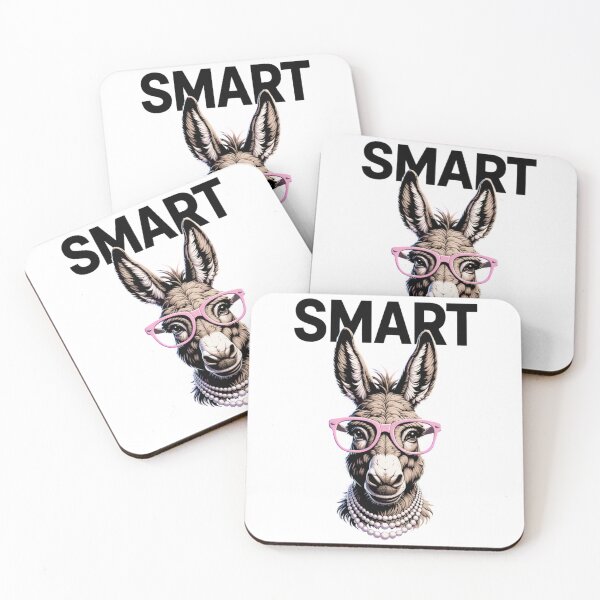Item preview, Donkey with Pink Glasses and SMART Text designed and sold by Artdrop62.