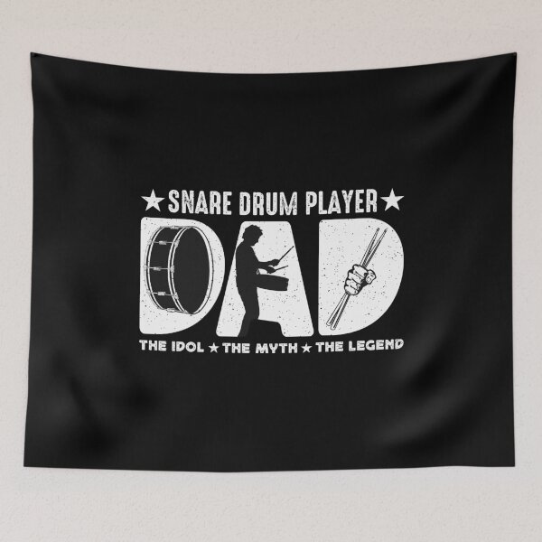 Item preview, Snare Drum Player Dad The Idol The Myth Drummer designed and sold by tshirtconcepts.