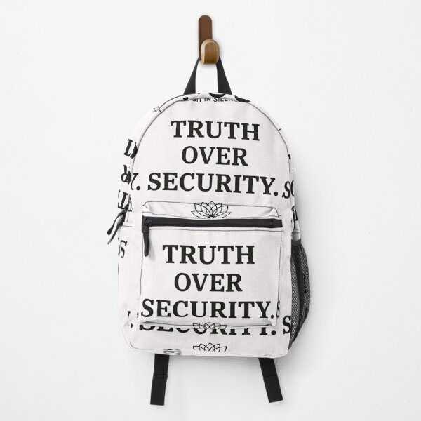 Item preview, Truth Over Security Minimalist Quote Tee designed and sold by SitInSilence24.