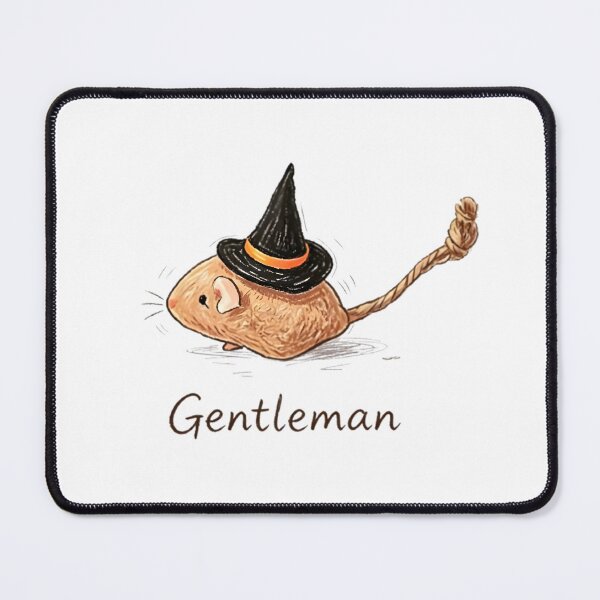 Item preview, cute funny mouse wear hat with words designed and sold by UniFound.