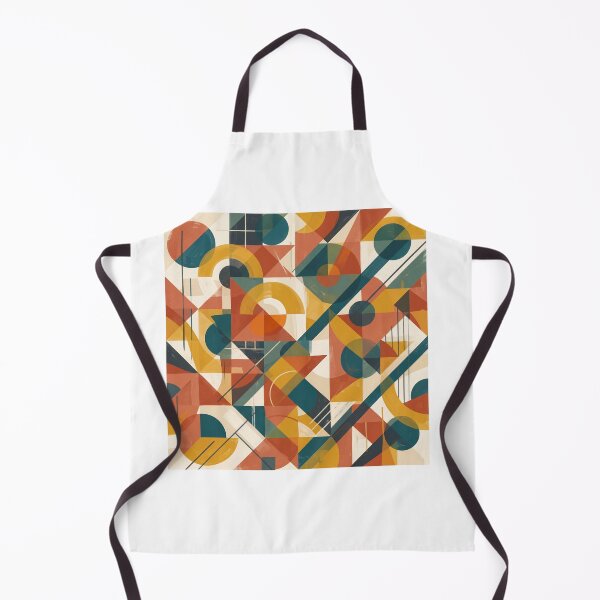 Item preview, Modern Geometric Abstract Terracotta Teal Pattern Art designed and sold by ryanguas.