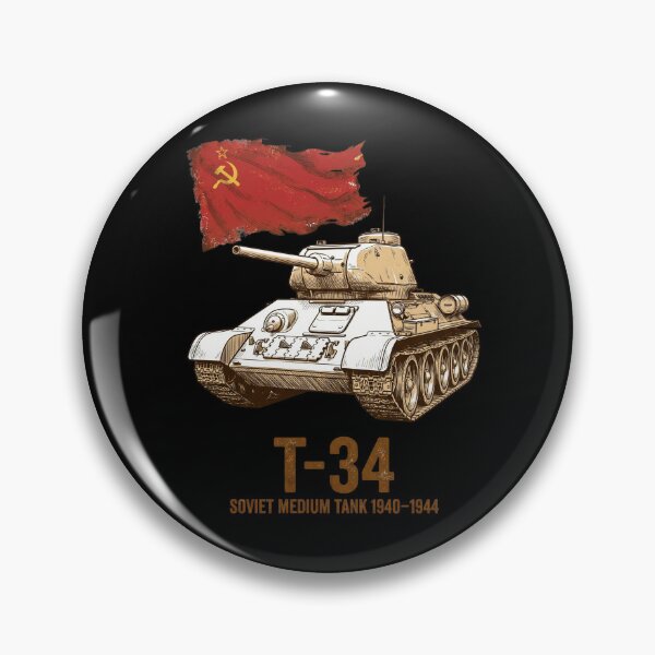 Item preview, T-34 Soviet Medium Tank Vintage Military Blueprint designed and sold by flamini.
