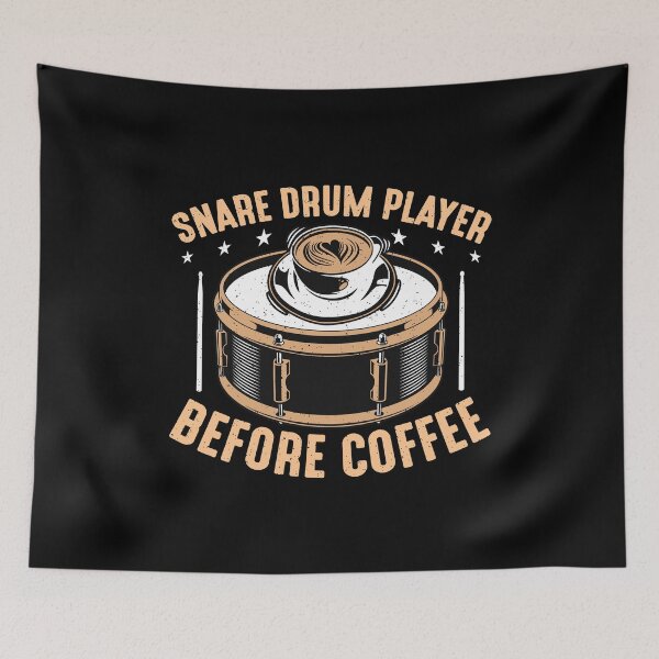 Item preview, Snare Drum Player Before Drumline Coffee Lover designed and sold by tshirtconcepts.
