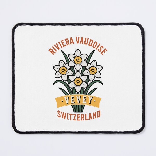 Item preview, Riviera Vaudoise Vevey Switzerland Narcissus Flower designed and sold by AntiqueImages.