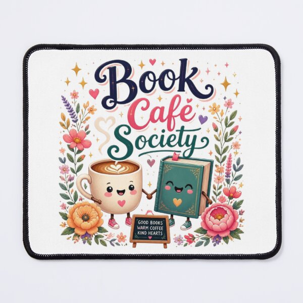 Item preview, Book Café Society Kawaii Design designed and sold by Stylestickers55.