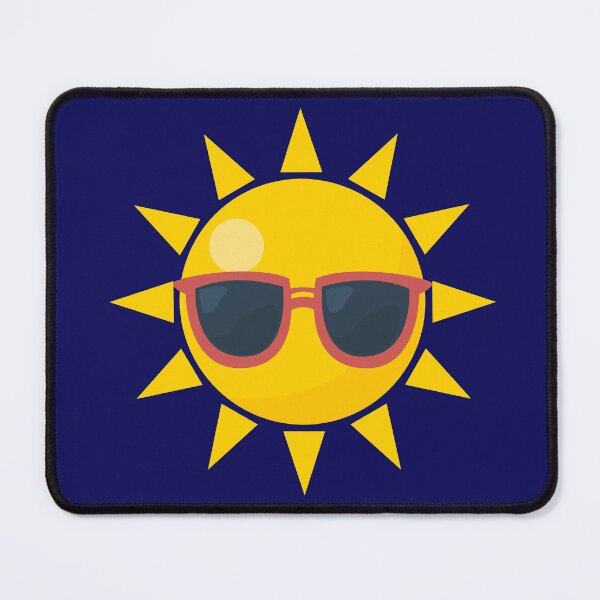 Item preview, Cute Summer Sun Wearing Sunglasses Cool Sunglasses Beach Vibes designed and sold by SolutionsArt.