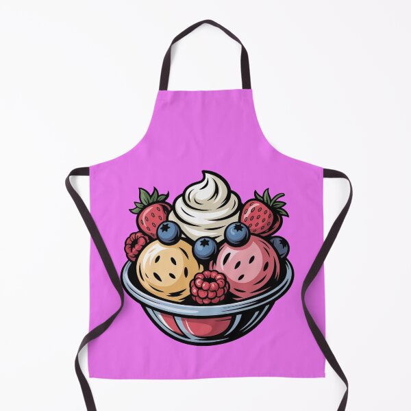 Item preview, Colorful Fruit Sundae Summer Dessert Illustration designed and sold by WikaKowalczyk.