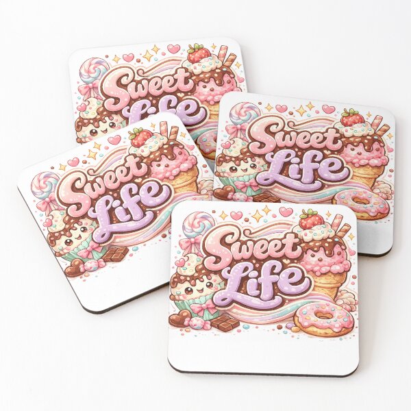 Item preview, Sweet Life Cute Dessert Aesthetic Design designed and sold by ILYASSE1.