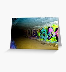 Graffiti Drain Greeting Card