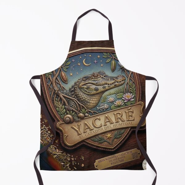 Item preview, Yacaré the Wetland Hunter Carved Shield designed and sold by Raices del Litoral .