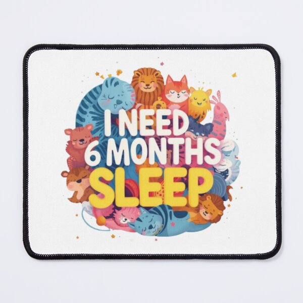 Item preview, Relatable Exhausted Humor Cute Animal Pile Illustration designed and sold by Miheerala.