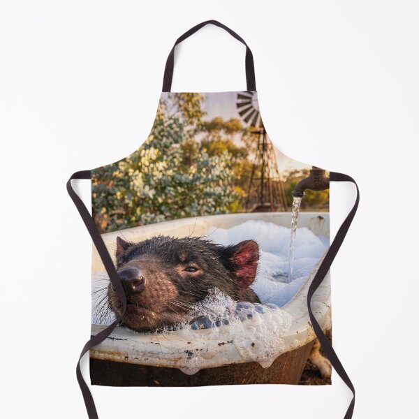 Item preview, Tasmanian Devil Has a Relaxing Bubble Bath designed and sold by Tridentulus.