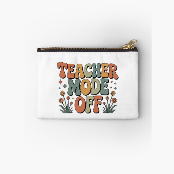 Item preview, Teacher Mode Off Retro Floral Teacher designed and sold by CreativeTag.