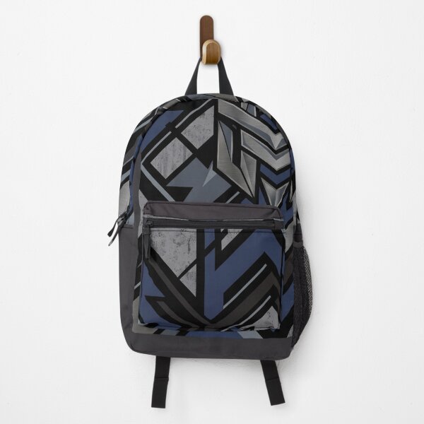 Item preview, Modern Blue and Grey Geometric Abstract art designed and sold by SubhAksara.