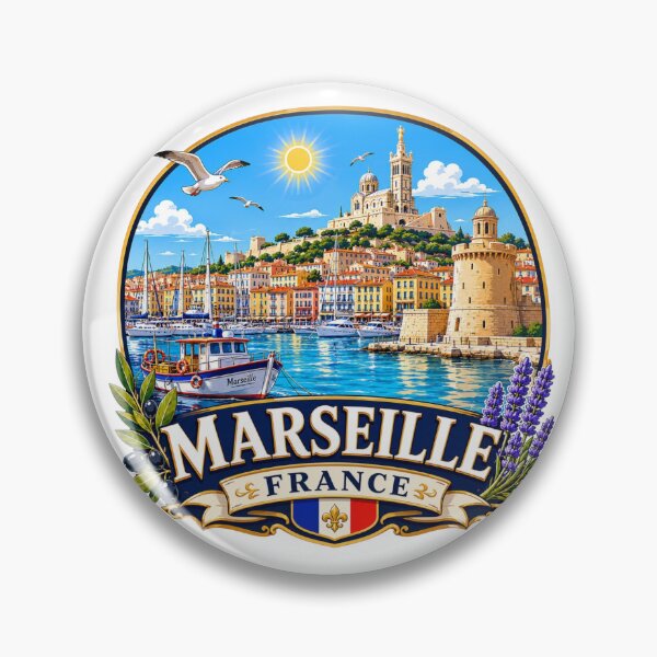 Item preview, Marseille, France -  Mediterranean Harbor designed and sold by Myra365Art.