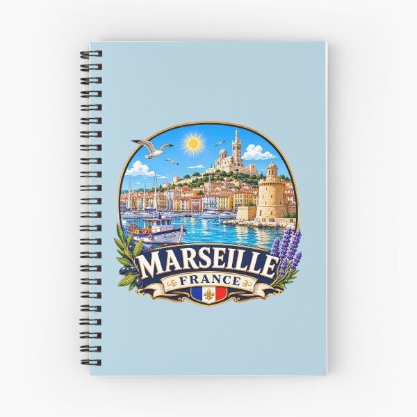 Item preview, Marseille, France -  Mediterranean Harbor designed and sold by Myra365Art.