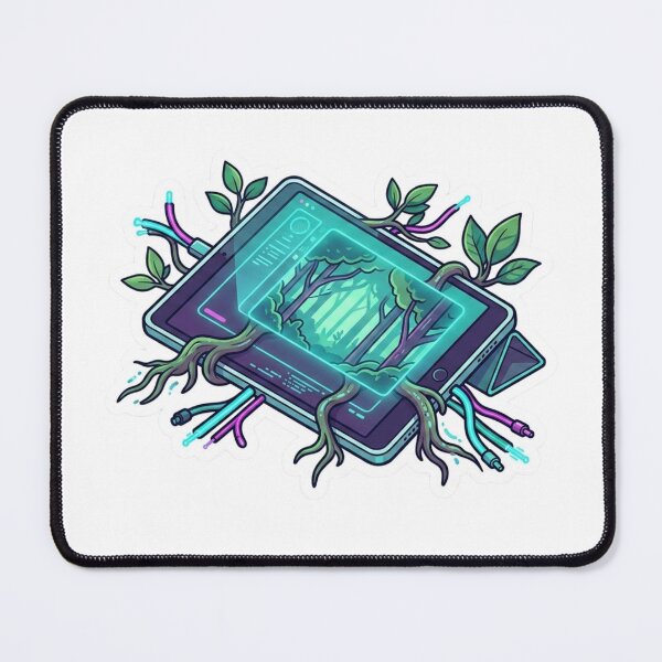 Item preview, Cyberpunk Tablet Digital Design Geek Art designed and sold by caffeinepixels.