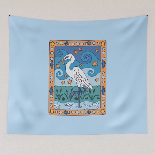 Item preview, Egret designed and sold by Erika Vaigel Creations.