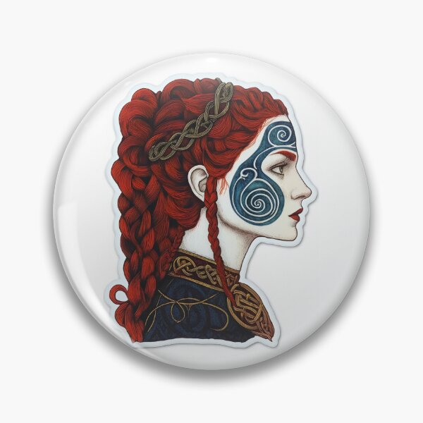 Item preview, Boudica — Celtic Warrior Queen Sticker | Defeated Legends designed and sold by Tinylegends.