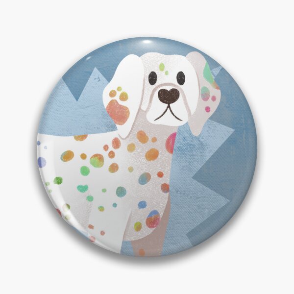 Item preview, colorful rainbow dalmatian dog designed and sold by sinisdrawings.