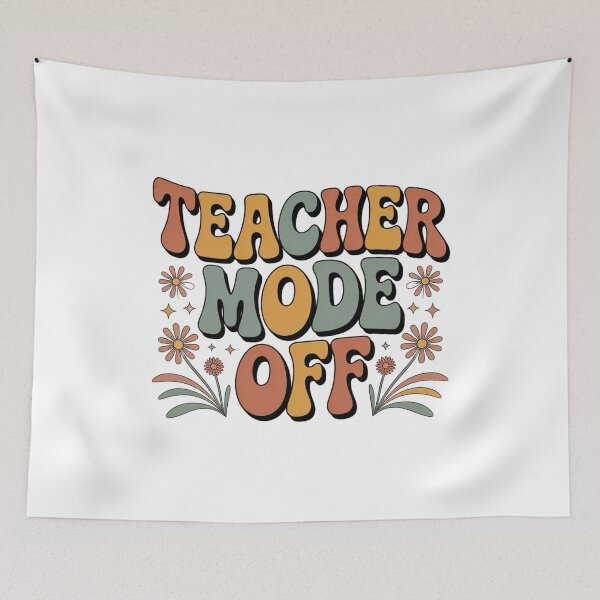 Item preview, Funny Teacher Off Duty designed and sold by CreativeTag.