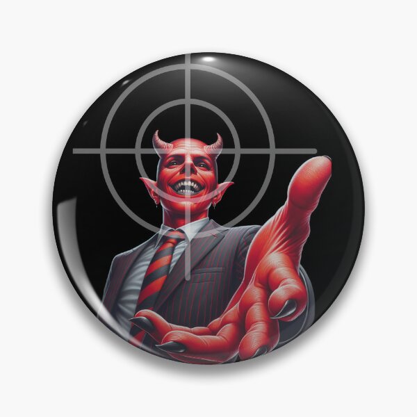 Item preview, Satan in the crosshairs designed and sold by ReneMM.