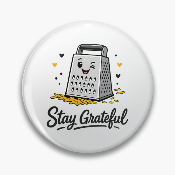 Item preview, Stay Grateful – Cute Positive Kitchen Pun Design designed and sold by Apotheosis by Irie Meraki.