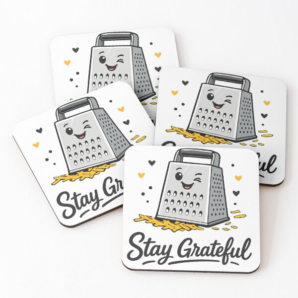 Item preview, Stay Grateful – Cute Positive Kitchen Pun Design designed and sold by Apotheosis by Irie Meraki.