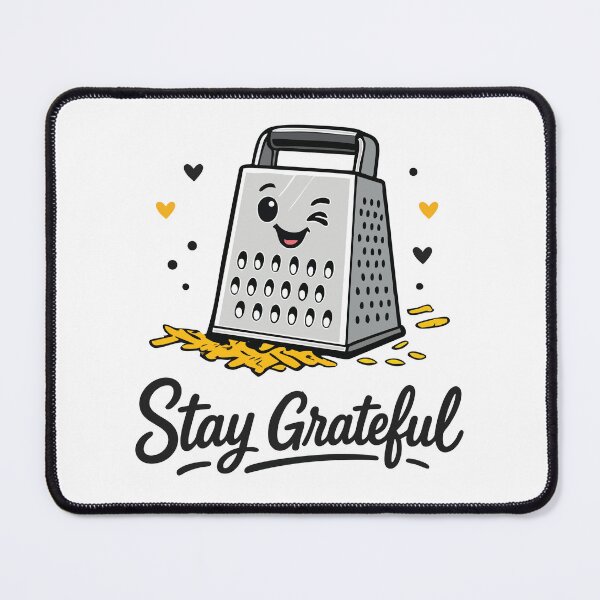 Item preview, Stay Grateful – Cute Positive Kitchen Pun Design designed and sold by Apotheosis by Irie Meraki.