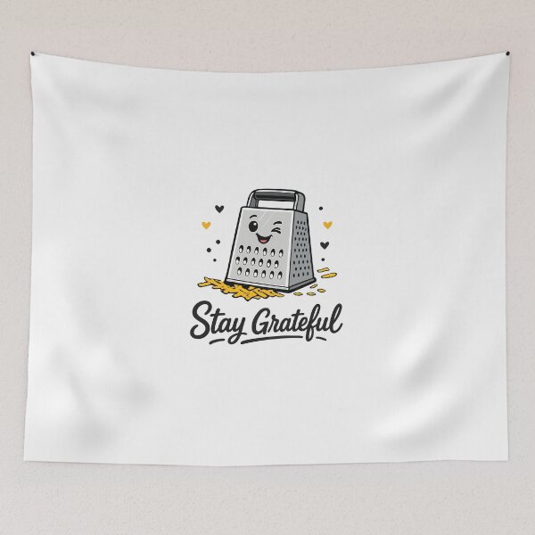 Item preview, Stay Grateful – Cute Positive Kitchen Pun Design designed and sold by Apotheosis by Irie Meraki.