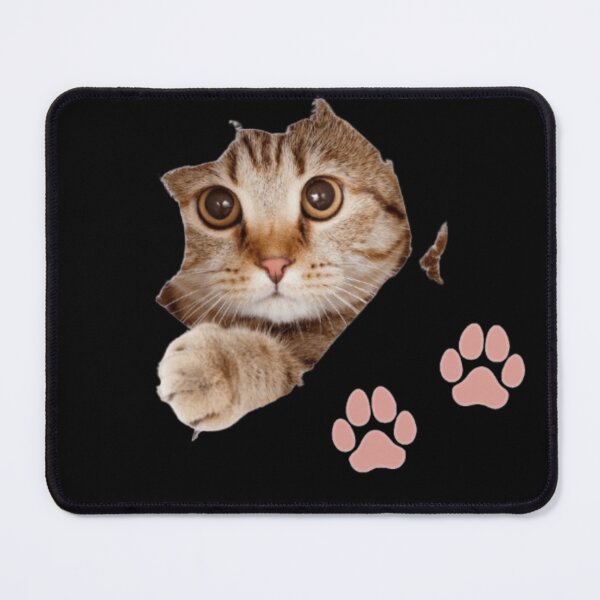 Item preview, Close Up Brown Tabby Cat Paw Print Art designed and sold by Rawafi Art Studio.
