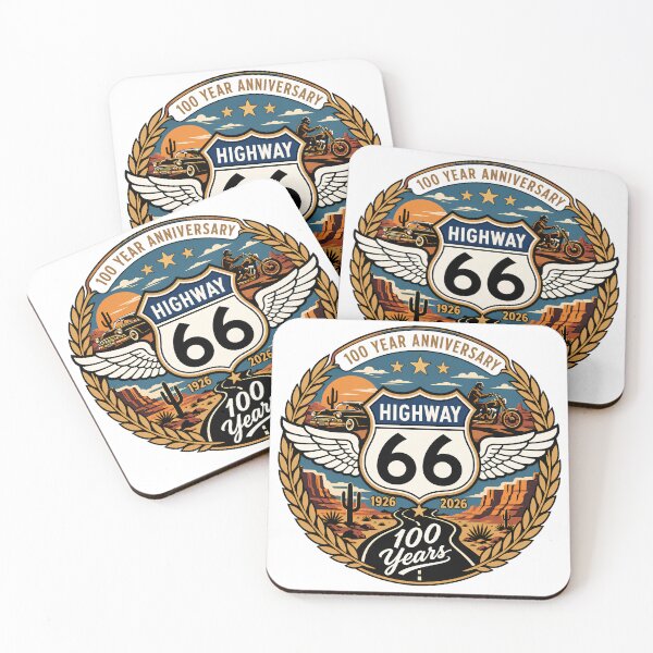 Item preview, Highway 66 Centennial Car Anniversary 100 Years 1926-2026 designed and sold by SEBANOX.