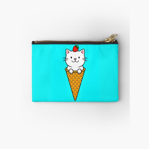 Item preview, Cute Kawaii Cat With Strawberry On His Head designed and sold by Felia001.