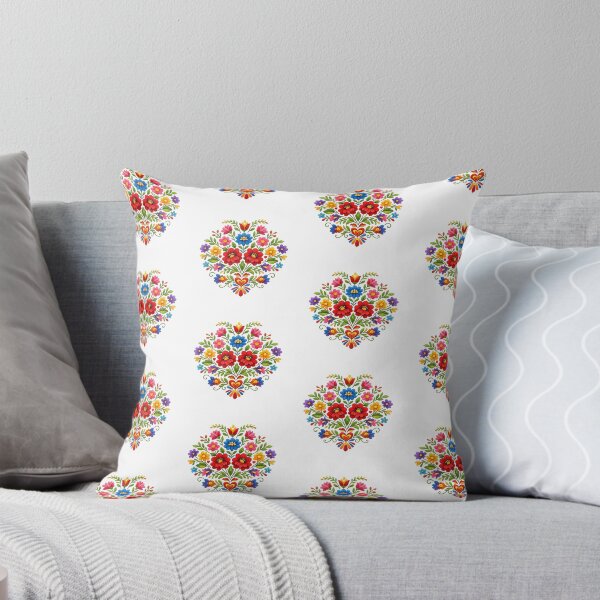 Item preview, Mexican Floral Embroidery | Colorful Folk Art Flowers designed and sold by LuMarks.